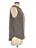 Forever 21 100% Polyester Gray Sleeveless Blouse Size L - photo 4