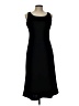 Evan Picone 100% Polyester Solid Black Casual Dress Size 10 (petite) - photo 1