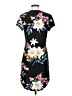 Derek Heart Print Black Casual Dress Size S - photo 2