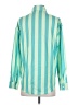 Shein Stripes Green Long Sleeve Blouse Size S - photo 2