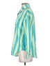Shein Stripes Green Long Sleeve Blouse Size S - photo 5
