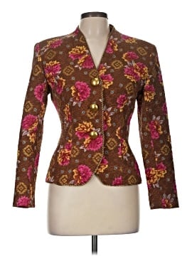 Teri Jon By Rickie Freeman Silk Blazer