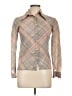 Cacharel Argyle Tan Long Sleeve Button-Down Shirt Size 10 - photo 1
