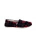 TOMS Plaid Red Flats Size 9 1/2 - photo 1