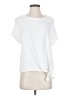 Frank Lyman Design 100% Polyester White Short Sleeve Top Size 4 - photo 1