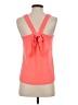 Charlotte Russe 100% Polyester Orange Sleeveless Blouse Size S - photo 2