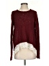 Hippie Rose 100% Acrylic Burgundy Pullover Sweater Size S - photo 1