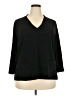 Merona Black 3/4 Sleeve Top Size 2X - photo 1