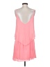 Sage Solid Pink Cocktail Dress Size S - photo 2