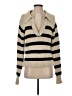 By Together Stripes Tan Pullover Sweater Size S - photo 1