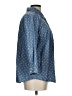 Karen Scott Polka Dots Blue 3/4 Sleeve Button-Down Shirt Size L (estimated) - photo 4