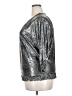 Keri Ann 100% Polyester Metallic Silver 3/4 Sleeve Blouse Size 20 - photo 5