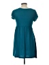 SoSik Solid Teal Casual Dress Size L - photo 2