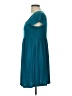 SoSik Solid Teal Casual Dress Size L - photo 5