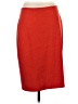 St. John 100% Wool Solid Red Wool Skirt Size 4 - photo 1