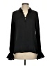 Paige 100% Polyester Black Long Sleeve Blouse Size S - photo 1