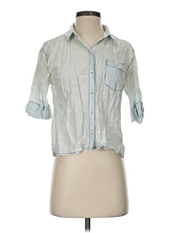 Club Monaco 3/4 Sleeve Button-Down Shirt (view 1)