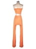 Lezat Color Block Orange Jumpsuit Size S - photo 2