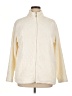 Jason Maxwell 100% Polyester Ivory Faux Fur Jacket Size 1X - photo 1