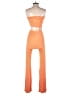 Lezat Color Block Orange Jumpsuit Size S - photo 2