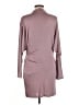 Zara 100% Polyester Solid Gray Cocktail Dress Size M - photo 2