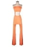 Lezat Color Block Orange Jumpsuit Size S - photo 1