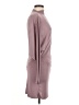 Zara 100% Polyester Solid Gray Cocktail Dress Size M - photo 4