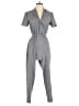 Pomelo 100% Polyester Houndstooth Gray Jumpsuit Size S - photo 1