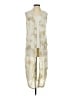 G by Giuliana Rancic 100% Polyester Ivory Kimono Size S - photo 1
