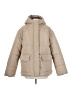 ASOS 100% Polyester Tan Snow Jacket Size 2 - photo 1