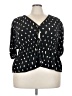 MNG Black 3/4 Sleeve Blouse Size 4X - photo 1