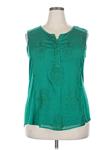 St. John's Bay Sleeveless T-Shirt (view 1)