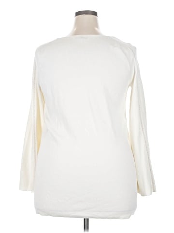 Lafayette 148 New York 3/4 Sleeve Top (view 2)