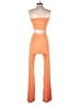 Lezat Color Block Orange Jumpsuit Size S - photo 2