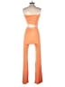 Lezat Color Block Orange Jumpsuit Size S - photo 2