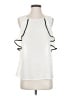 Metrostyle 100% Polyester White Sleeveless Top Size S - photo 1