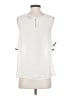 Metrostyle 100% Polyester White Sleeveless Top Size S - photo 2