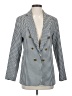 Anne Klein 100% Polyester Checkered-gingham Gray Blazer Size S - photo 1