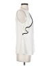 Metrostyle 100% Polyester White Sleeveless Top Size S - photo 4