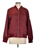 Assorted Brands 100% Polyester Solid Burgundy Jacket Size L - photo 1