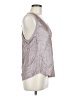 LA Made Gray Sleeveless Blouse Size M - photo 4