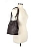 Coach 100% Leather Solid Black Brown Leather Tote One size - photo 2