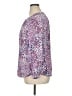 Talbots 100% Polyester Purple 3/4 Sleeve Blouse Size XL - photo 5