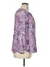 Talbots 100% Polyester Purple 3/4 Sleeve Blouse Size XL - photo 4