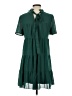 Shein Solid Green Casual Dress Size 4 - photo 2