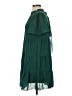 Shein Solid Green Casual Dress Size 4 - photo 5