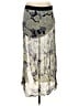 Blu Moon Print Gray Casual Skirt Size Sm (1) - photo 2