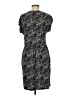 Worthington Print Black Casual Dress Size M - photo 2