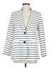 Ann Taylor Stripes White Blazer Size 8 (petite) - photo 1