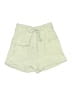 Express Solid Green Khaki Shorts Size 4 - photo 1